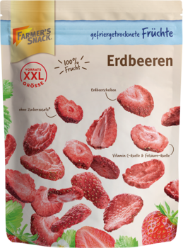 Erdbeeren gefriergetrocknet