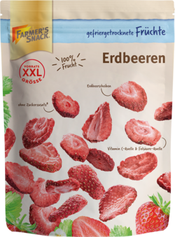 Erdbeeren gefriergetrocknet